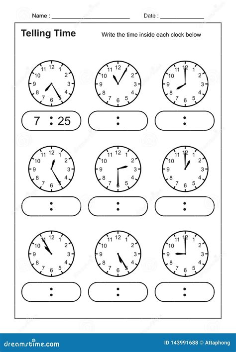 kindergarten telling time worksheet telling time games worksheets