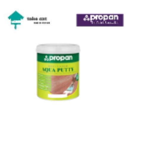 jual dempul waterbased serbaguna propan aqua putty 1kg white shopee