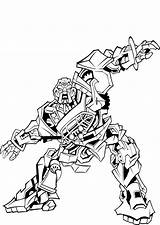 Transformers Coloring Pages Ironhide Kids Robots Colouring Printable Kid sketch template