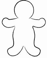 Outline Person Man Clipart Gingerbread People Template Printable Clip Boy Body Cliparts Outlines Silhouette Bow Clipartbest Use Library Blank Frightening sketch template