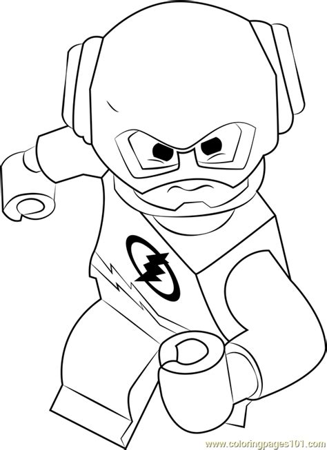 lego flash coloring pages coloring home
