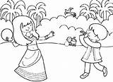 Sister Diwali Coloring Brother Colouring Pages Celebrate Happy Printable Getcolorings Netart Print Color sketch template