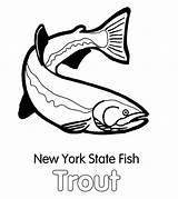Coloring York State Trout Pages Fish Apache Printable Getcolorings Template Tocolor sketch template