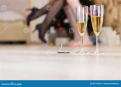 sex after a christmas party quick sex concept stock image image of
