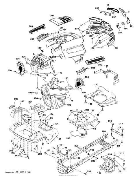 Husqvarna Yta24v48 96045005200 2015 07 Parts Diagram For Chassis