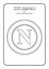 Napoli Logos Italian Coloringpagesonly Pages Coloring sketch template