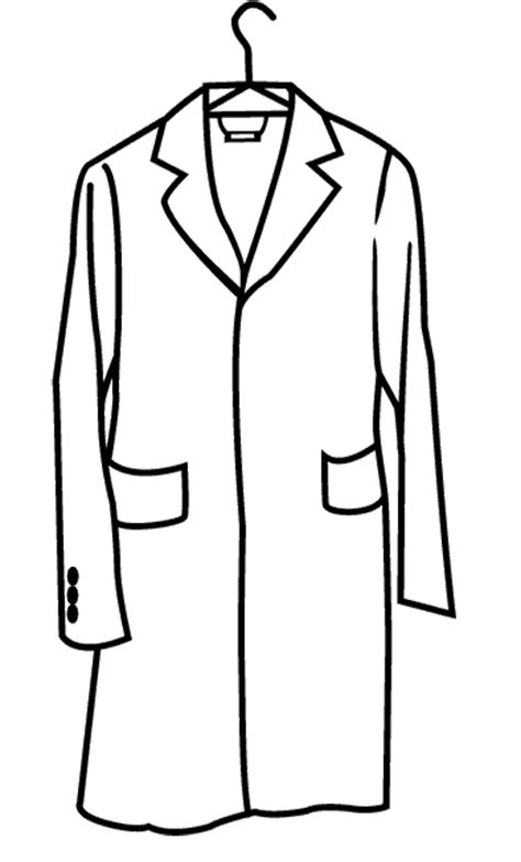 rain coat       spring coloring pages clipart