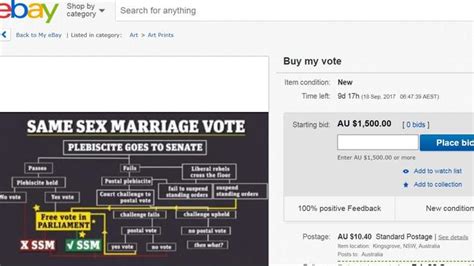 gay marriage postal survey people who sell votes could face jail