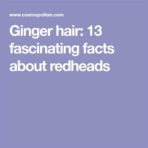 13 Fascinating Facts About Redheads That Everyone Needs To Know