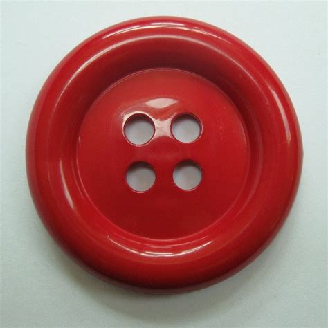 big red button  overspill  etsy