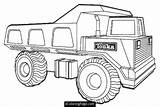 Coloring Pages Kids Truck Dump Construction Trucks Printable sketch template