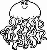 Jellyfish Wecoloringpage Cliparting sketch template