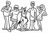 Scooby Doo Coloring Disegni Colorare Bojanke Scoobydoo Crtež Bambini Printanje Djecu sketch template