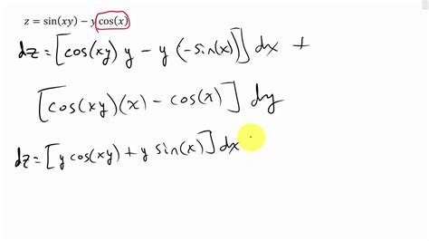 total differential function   variables youtube