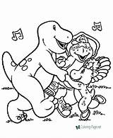 Barney Coloring Pages Printable Print Below Click Library Colouring sketch template