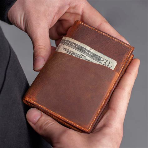 small wallet mens wallet personalized wallet personalized slim front pocket wallet mens