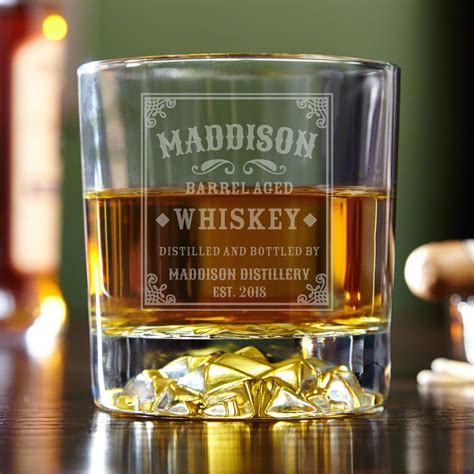 Stillhouse Personalized Whiskey Glass Personalized Whiskey