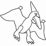 Coloring Pterodactyl Popular Coloringhome sketch template