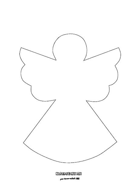printable angel template    communion