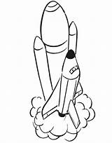Spaceship Coloring Launching Netart sketch template