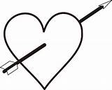 Coloring Pages Arrows Hearts Arrow Amp Heart sketch template