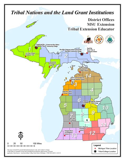tribal nations  land grant institutions  michigan tribal extension