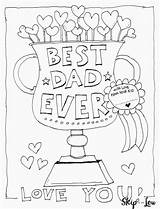 Coloring Dad Father Ever Sheet sketch template