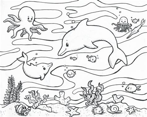 ocean theme colouring pages page  coloring home