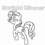 Coloring Starlight Pages Glimmer Pony Little Color Mlp Toddler Will Screwball Princess Eliana Trixie Spike sketch template