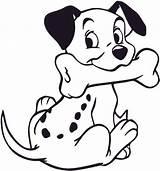 101 Coloring Dalmatians Pages Color Printable Disney Dogs Dalmation Dog Print Dalmatian Colouring Puppy Cartoon Sheets Kids Two Cute Animal sketch template