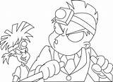 Kangoo Juniors Coloriage Coloriages Animes sketch template