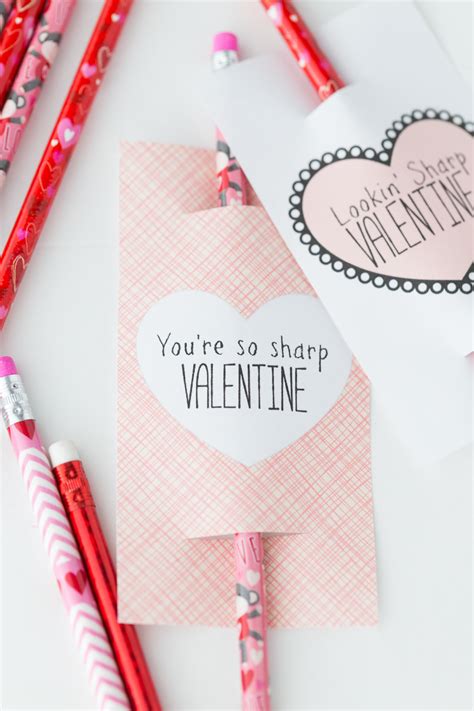 pencil valentine  printable     momma