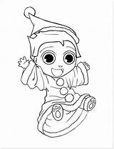 Coloring Pages Elf Shelf Christmas Printable Baby Cute Color Santa Drawing Xmas Happy Buddy Colouring Print Elves Girl Adults Teo sketch template
