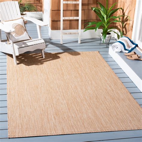 safavieh courtyard collection cy  natural  black indoor outdoor rug  sale