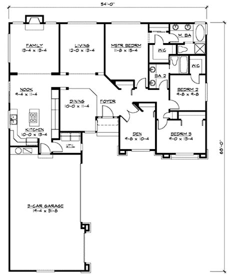 craftsman ranch home jd architectural designs house plans