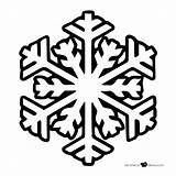 Nieve Copos Snowflake Moldes Papel Copo Molde Hielo Fáciles Plantilla Template Celebraciones Navideña sketch template