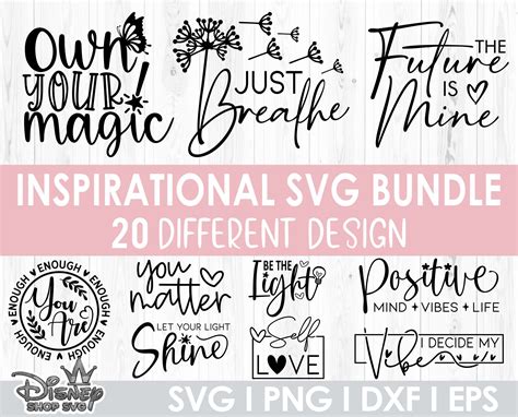 motivational quotes svg bundle inspirational quotes svg life etsy canada
