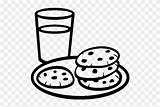Cookies Coloring Pages Chocolate Chip Cookie Milk Plate Clipart Drawing Pancake Colouring Collection Jar Drinks Chips Kids Library Printable Graphic sketch template