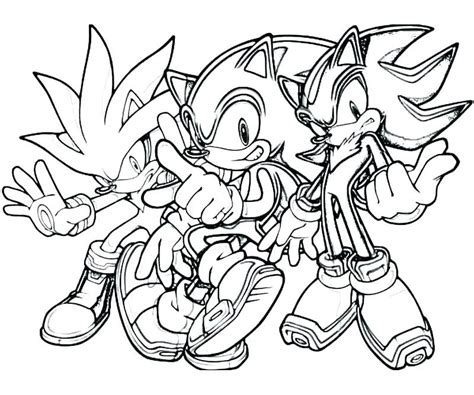 sonic kleurplaat
