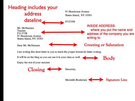 parts   business letter lettersf