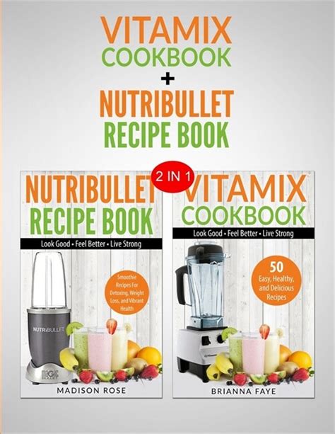 vitamix nutribullet recipe books    bundle    blend paperback