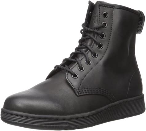 amazoncom dr martens newton mono ankle boot  medium uk  mens   black ankle