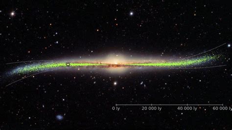 Milky Way Galaxy Is Warped And Twisted Not Flat Bbc News