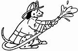 Feuerwehrschlauch Malvorlage Ausmalbild sketch template