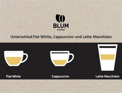 flat white   difference  cappuccinolatte macchiato