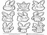 Coloring Pages Eevee Evolutions Eeveelutions Eeveelution Pokemon Color Printable Getcolorings Print Getdrawings sketch template
