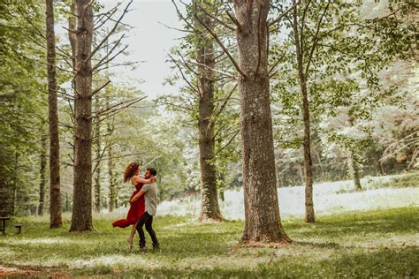 romantic forest engagement shoot popsugar australia love and sex photo 3