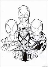 Spidermen Colouring Venom Armor Getcolorings Deadpool Vs Clipartmag sketch template