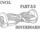 Hoverboard Sketch Coloring Paintingvalley sketch template