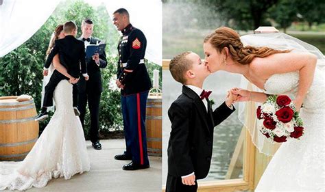 this bride s heartfelt wedding vows for her four year old stepson is the most beautiful thing
